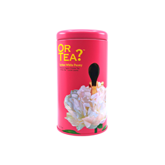 Or Tea? Lychee White Peony | Biologische witte thee met lychee aroma | Theeblik (50g)